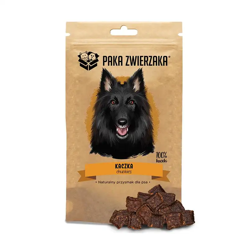 Paka zwierzaka przysmak chunkies kaczka 100%