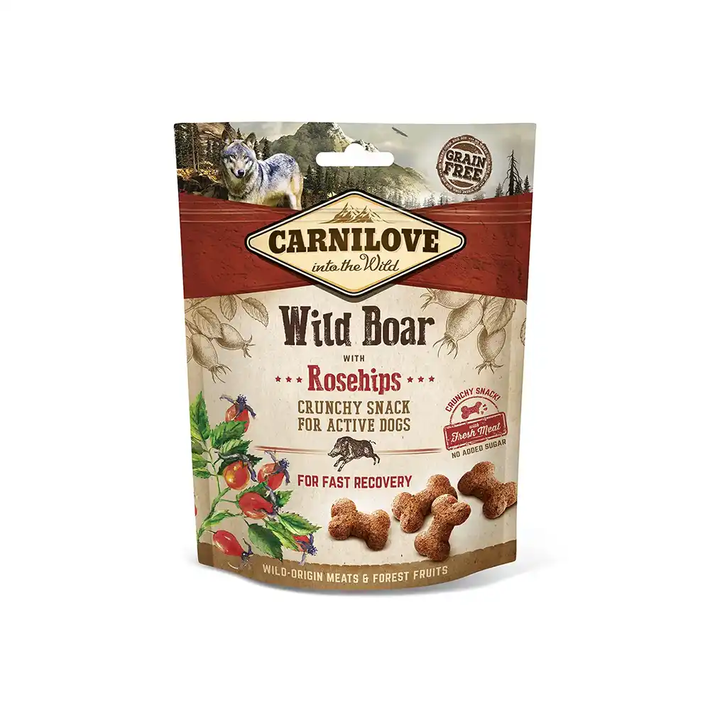 Carnilove Dog Snack Crunchy Wild Boar & Rosehips 200G