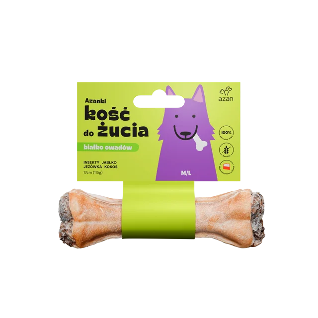AZANKI KOŚĆ Z INSEKTAMI I KOKOSEM