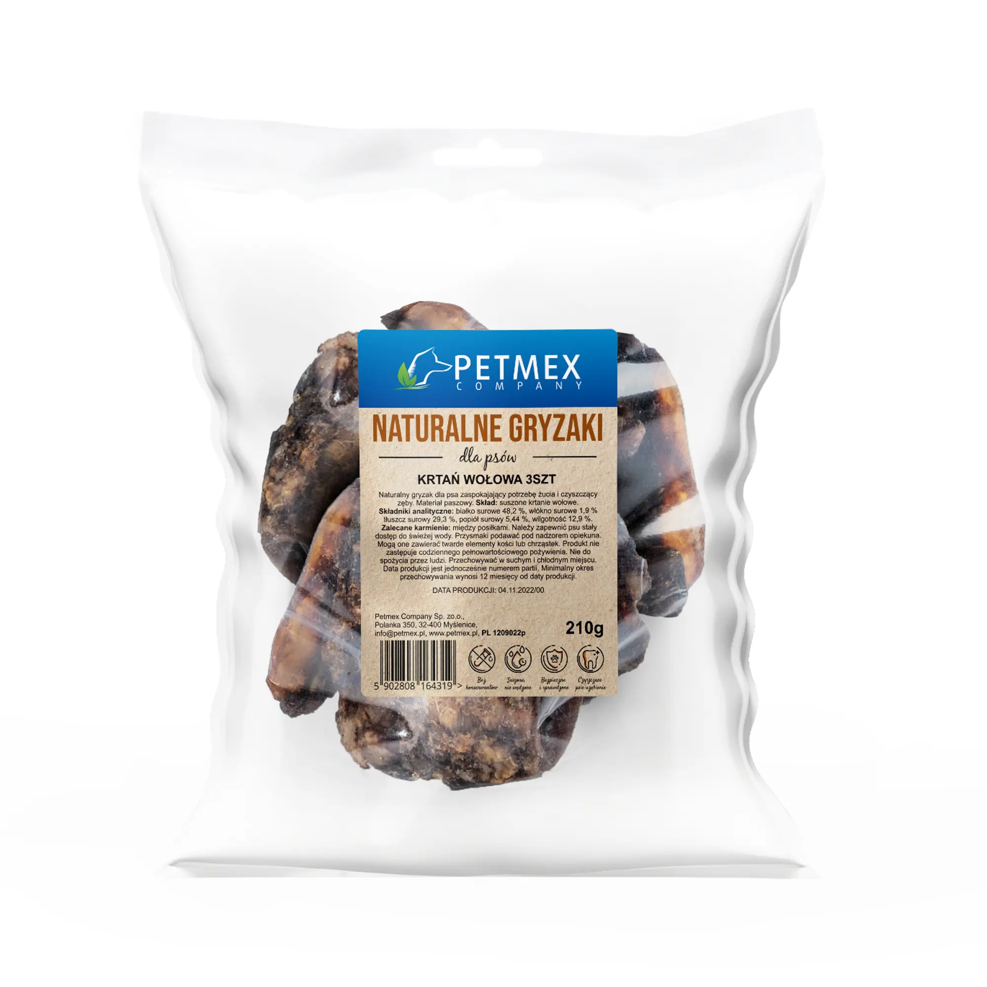 PETMEX - Krtań wołowa 3 szt.