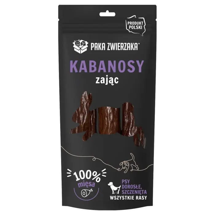 Paka Zwierzaka Kabanosy z zająca 3 szt