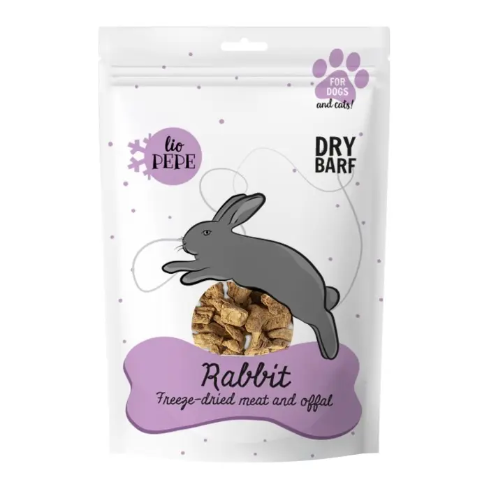 Paka Zwierzaka Pepe liofilizowany królik (królicza wątróbka) 60g