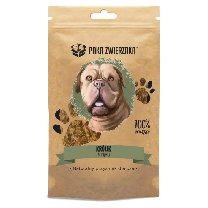 Paka Zwierzaka Przysmak stripsy Królik 100% (70g)