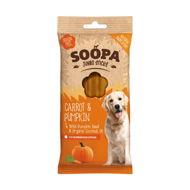 SOOPA Jumbo Dental Sticks Marchewka i Dynia 170g