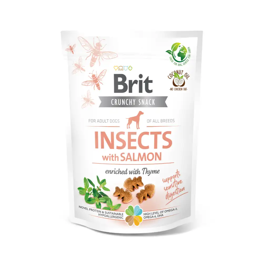 Brit Care Dog Crunchy Cracker Insect & Salmon 200g
