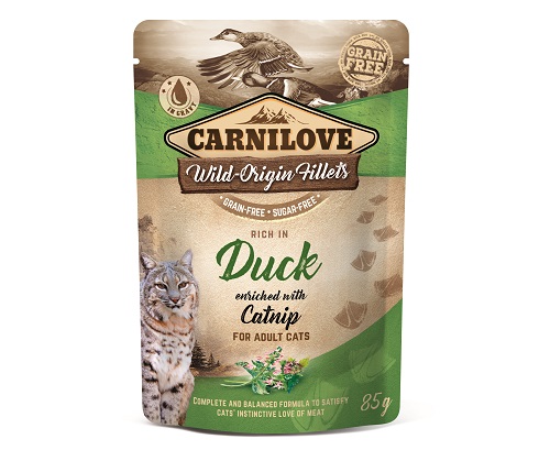 CARNILOVE saszetka dla kota z kaczką 85g