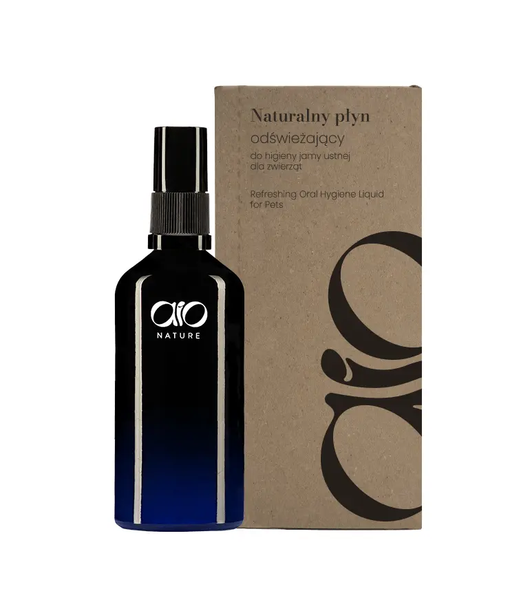 AIO Nature płyn do higieny jamy ustnej dla zwierząt 100ml