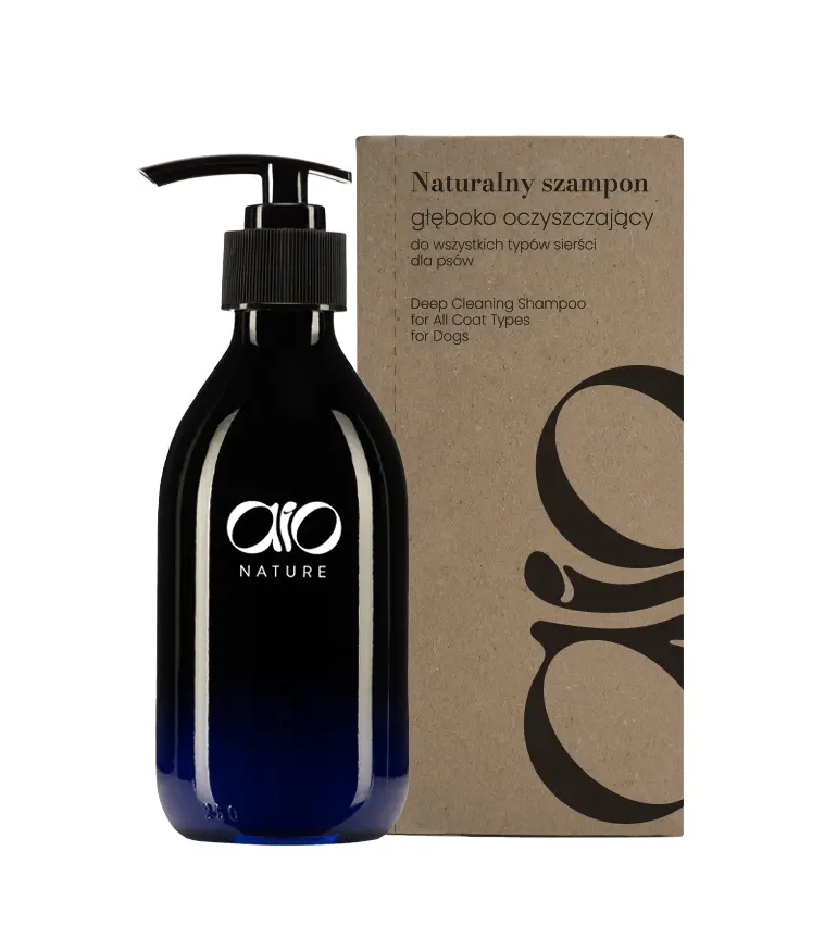 AIO Nature Szampon głęboko oczyszczający do wszystkich typów sierści 250ml