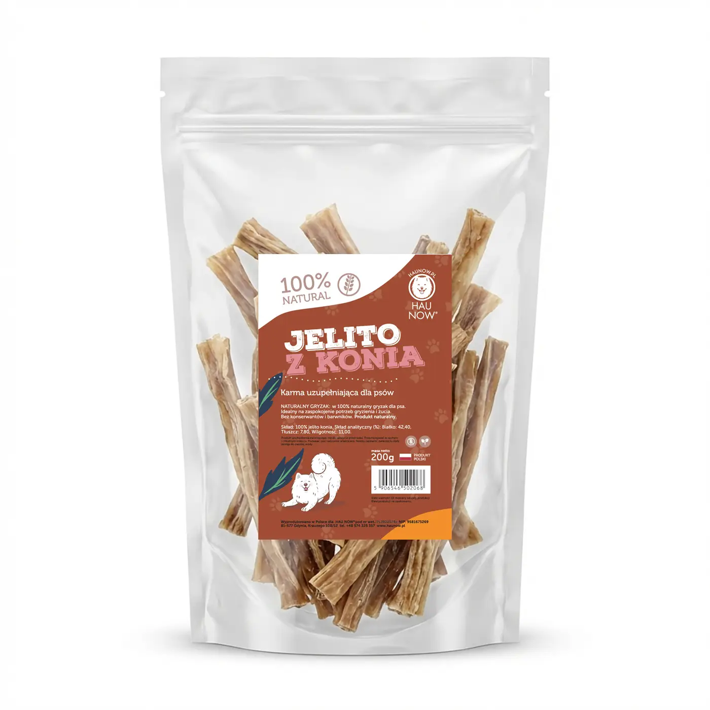 Hau Now jelito konia suszone - 200g