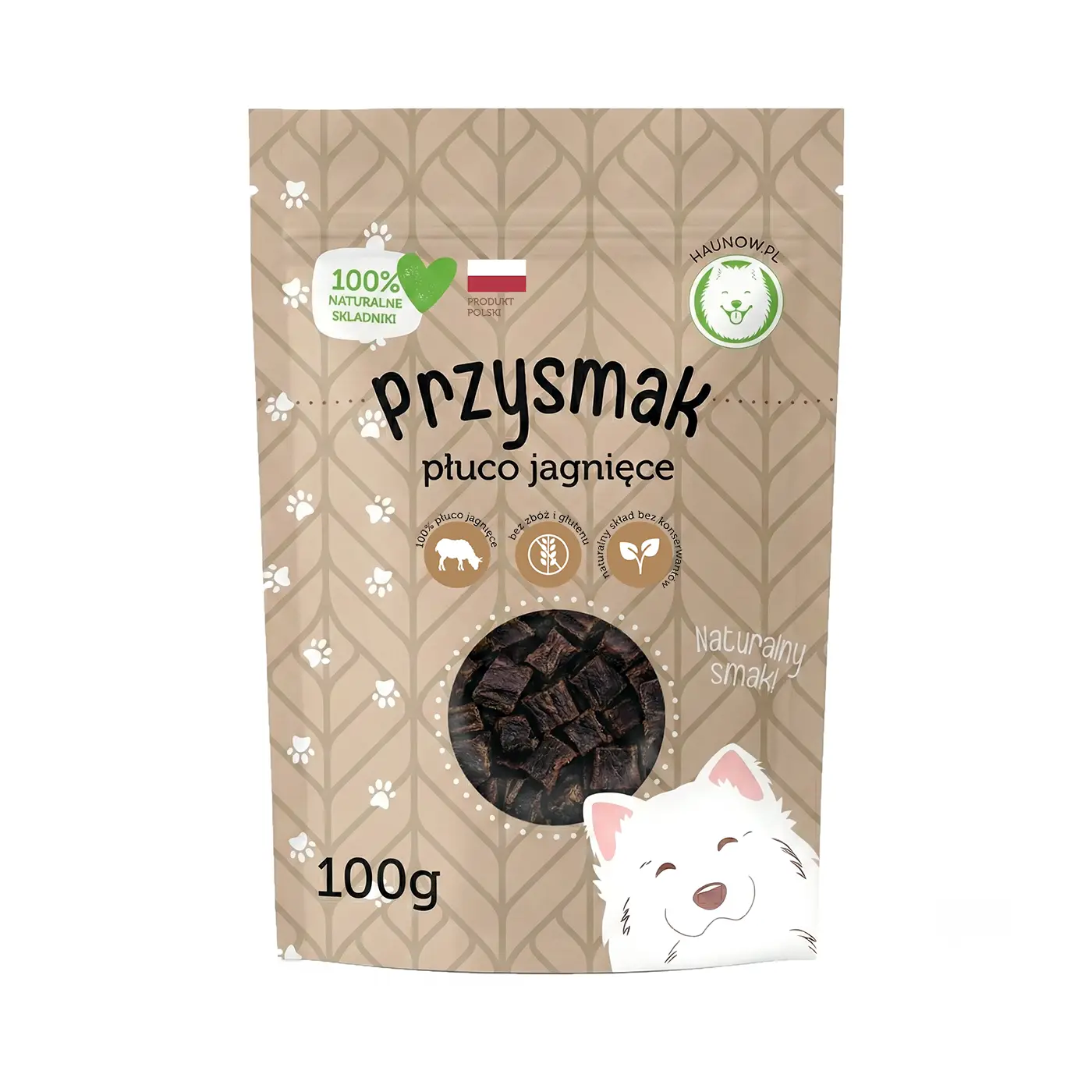 Hau Now Przysmaki dla psa płuco jagnięce 100g